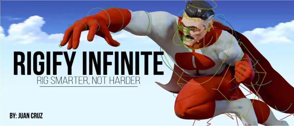 【中文配音】Blender智能快速绑定RIGIFY INFINITE — 图片 1