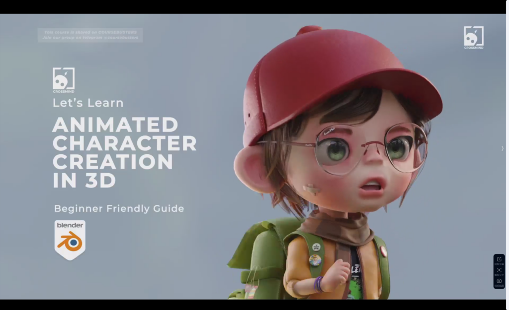 【中文字幕】-学习创作三维角色动画用Blender Learn Animated Character Creation In 3D — 图片 1