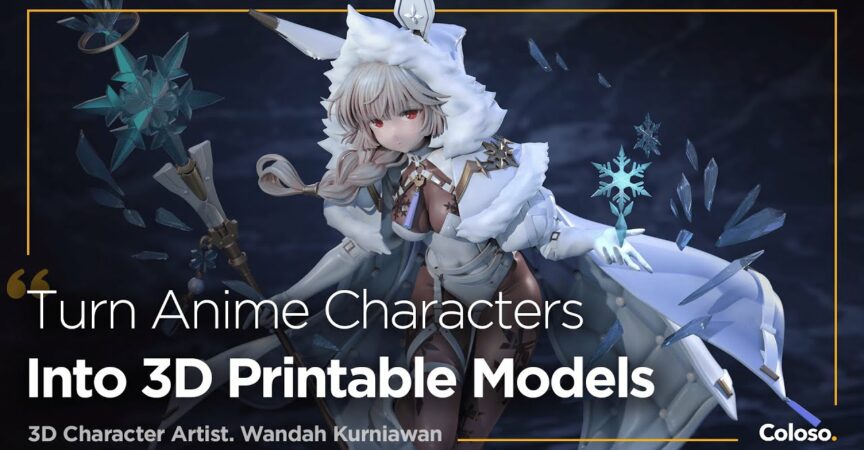 【中文字幕】日式手办教程 – Turning Anime Characters Into 3D Printable Models by Wandah Kurniawan — 图片 1
