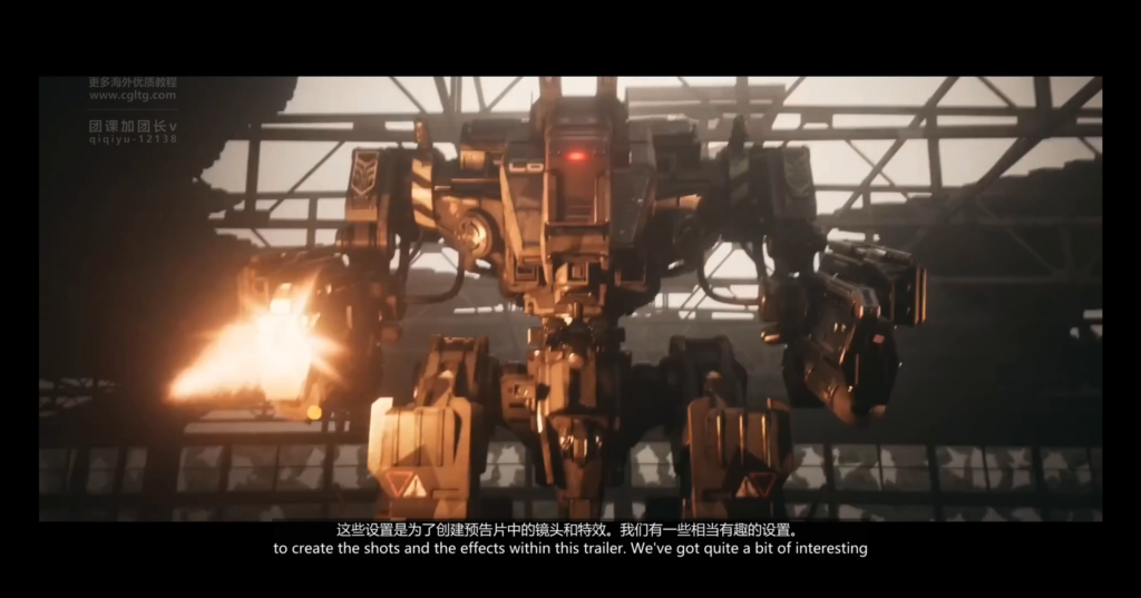 【中文配音及原版】拳头出品 机甲科幻战斗教程 SCI FI FX In Houdini Course(完整8周) — 图片 1