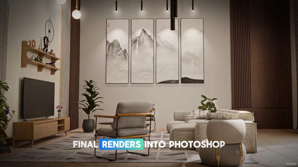 [英文教程-无字幕]Blender 4.2完整室内场景设计流程 — 图片 2