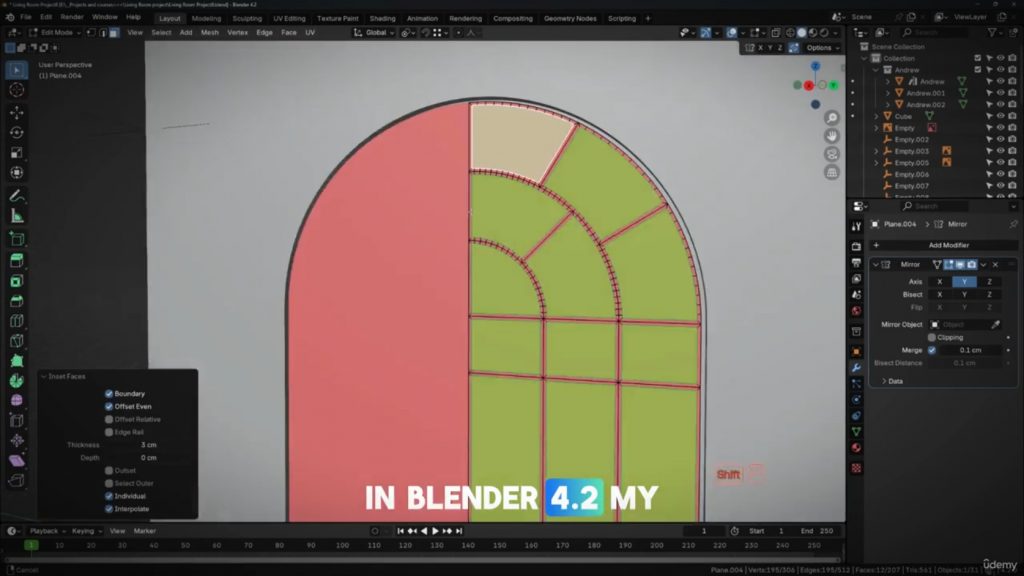 [英文教程-无字幕]Blender 4.2完整室内场景设计流程 — 图片 6