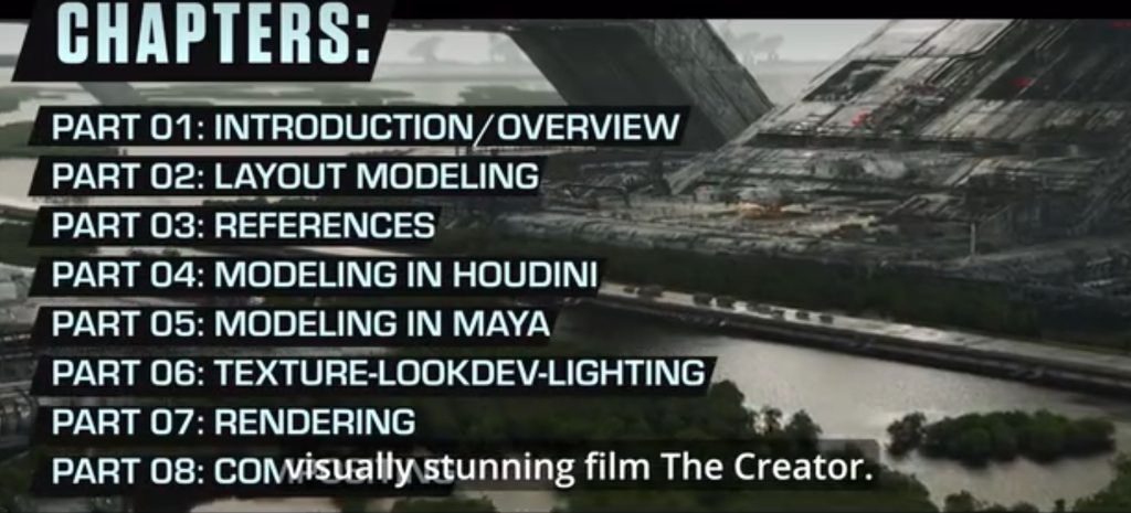 [英文教程-无字幕]Houdini&Maya&Nuke全流程制作影视级环境场景 — 图片 2