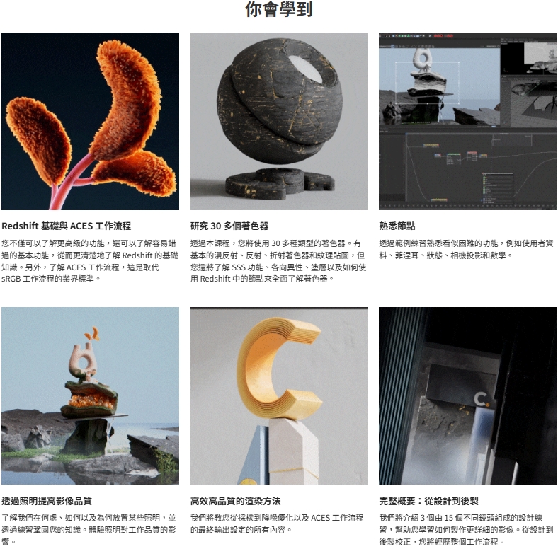 [中文字幕]使用C4D+Redshift实现高品质着色和照明 — 图片 6
