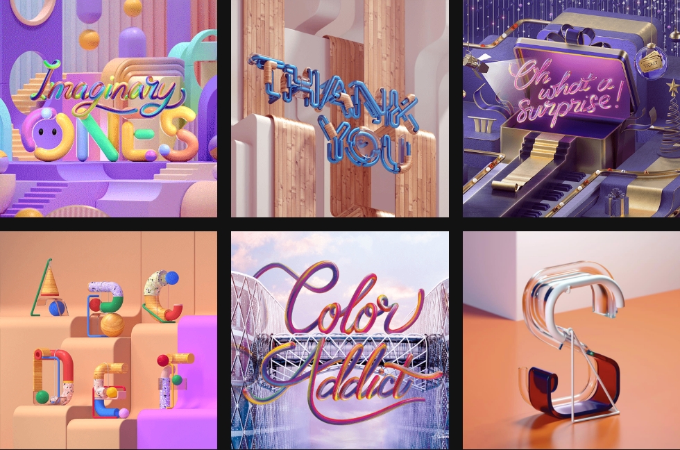 [中文字幕]C4D+AI+AE主视觉设计与构图与排版的基础知识 — 图片 3