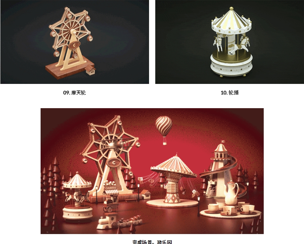 [中文字幕]C4D基本功-用10个建模彻底掌握 — 图片 5