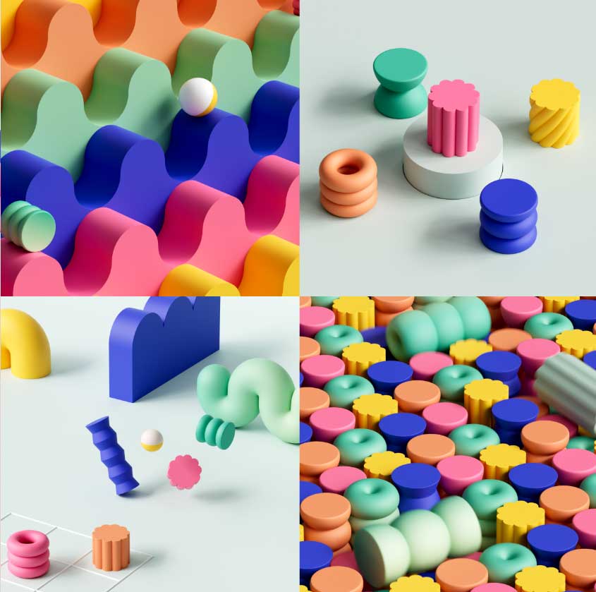 [中文字幕]C4D&RS卡通化运动图形制作大师课 — 图片 4