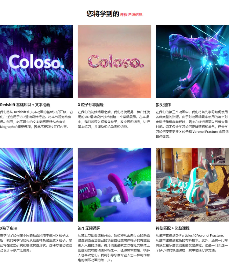 [中文字幕]C4D结合Redshift渲染器完成3D动画输出完整指南 — 图片 2