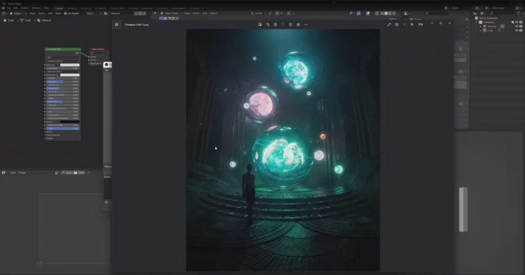 [中文字幕]Blender氛围全流程-学习制作令人惊艳的的超写实渲染效果 — 图片 4
