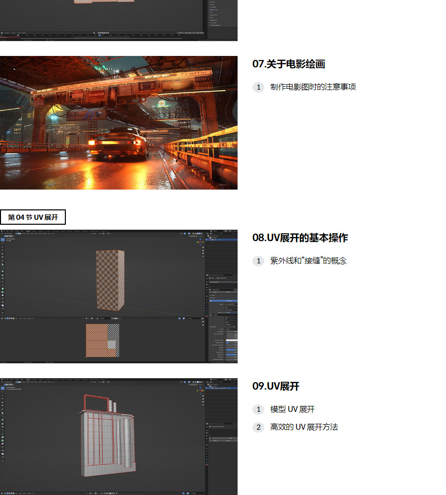 [中文字幕]使用 Blender制作的赛博朋克风格动画(Kazusa) — 图片 7