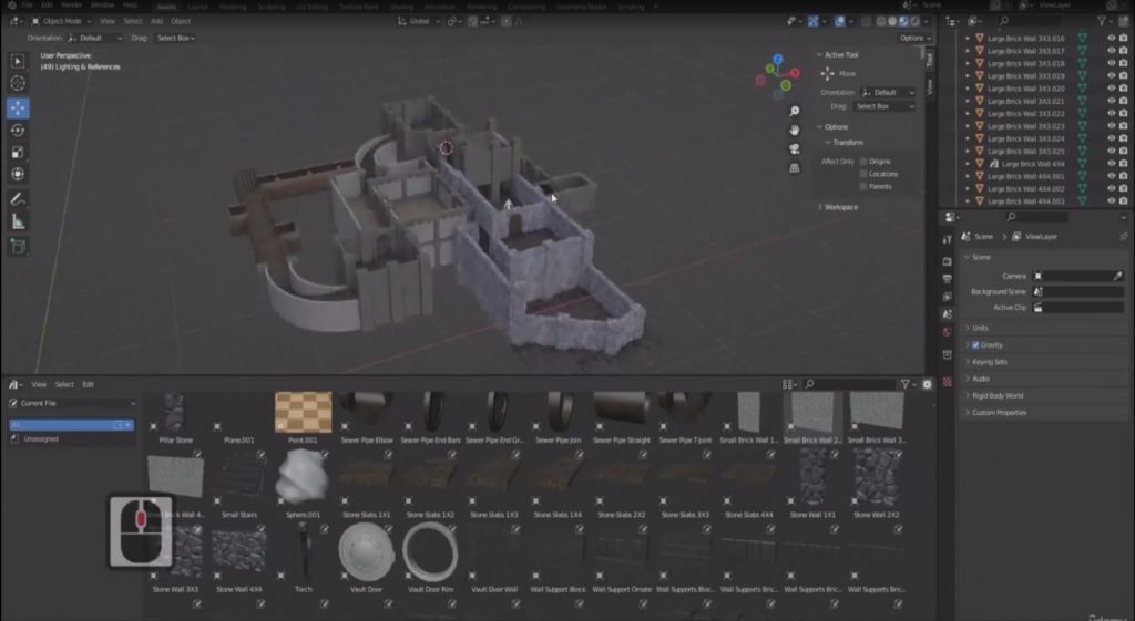 [中文字幕]Blender和UE5暗黑地牢风格游戏制作教程 — 图片 3