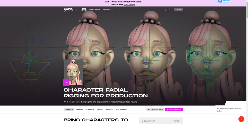 【经典教程】CGMA MAYA产品级角色面部绑定 — 图片 1