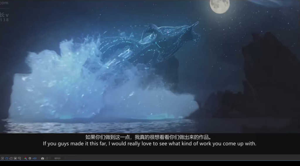【中文配音及原版】UE5渲染 蛟龙出海作者最新大型FLIP流体模拟 — 图片 1